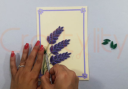 Lavender Flower Card