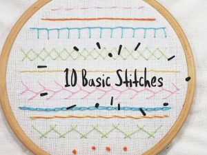 10 Basic Embroidery Stitches