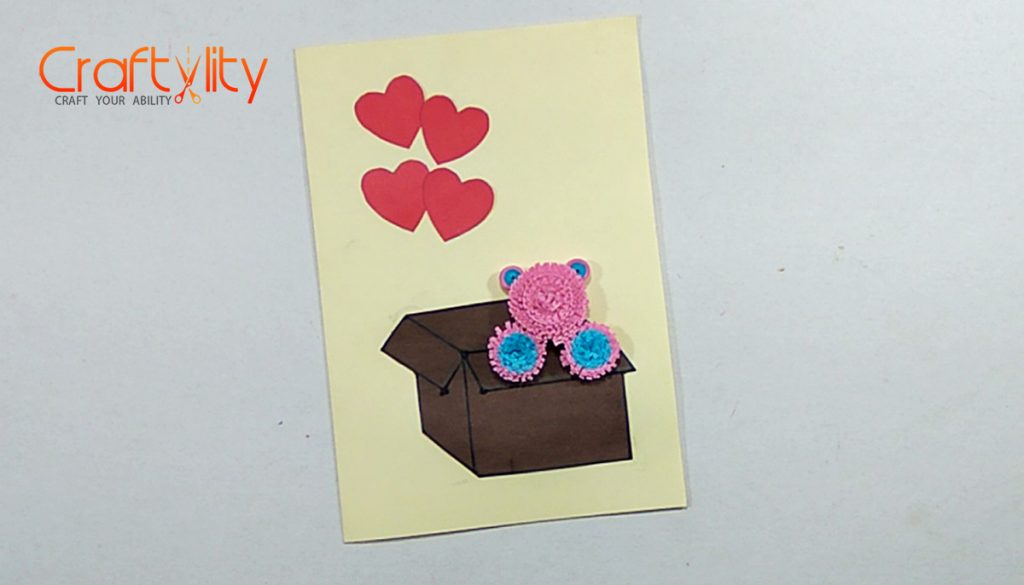 Teddy bear card