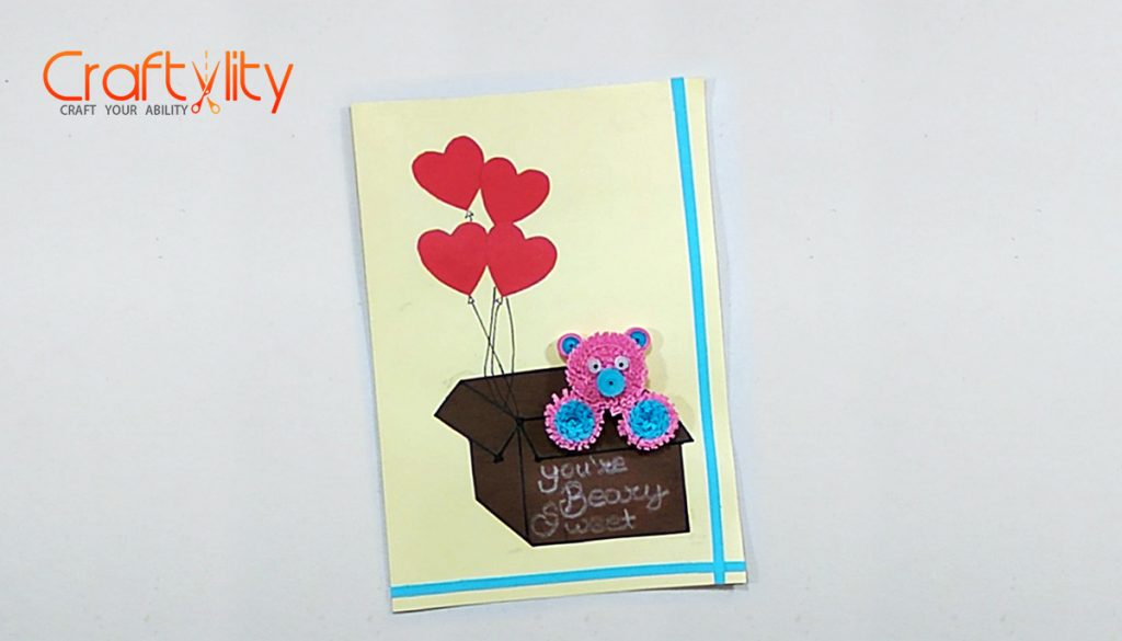 Teddy bear card