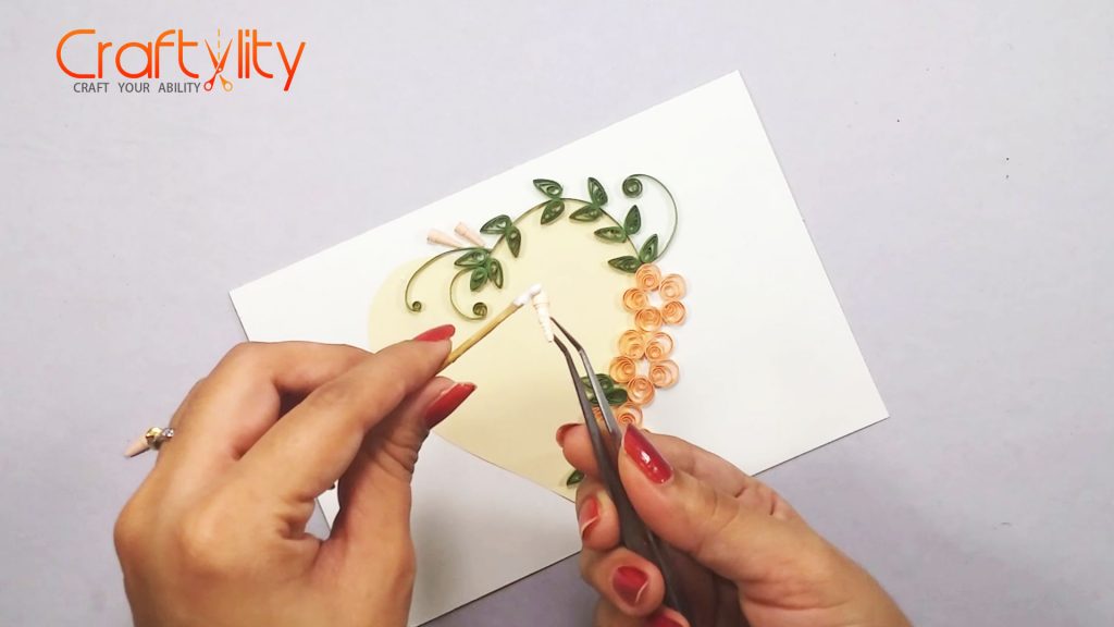 Quilling Wedding Card