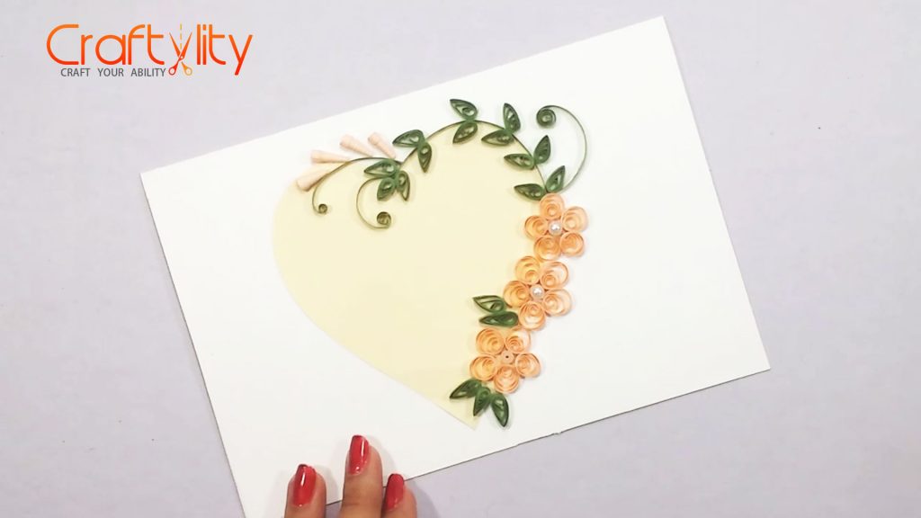 Quilling Wedding Card