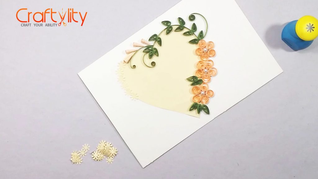 Quilling Wedding Card