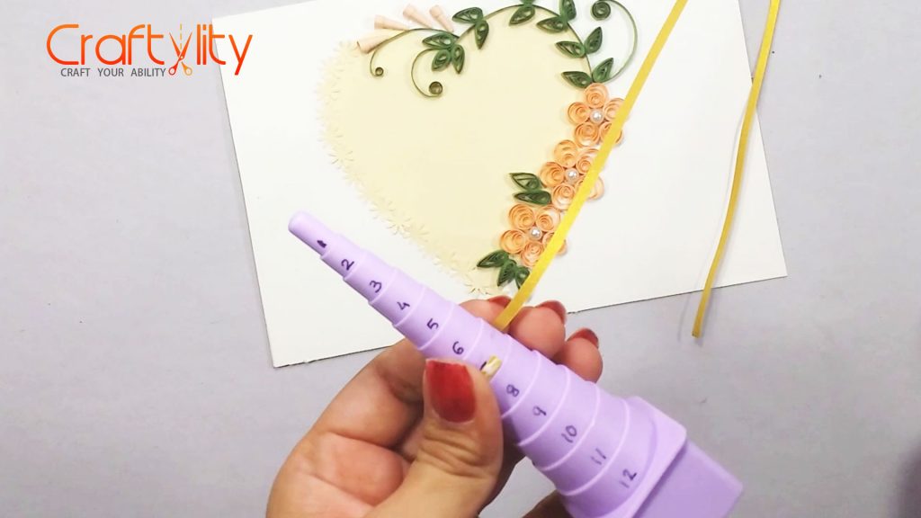 Quilling Wedding Card