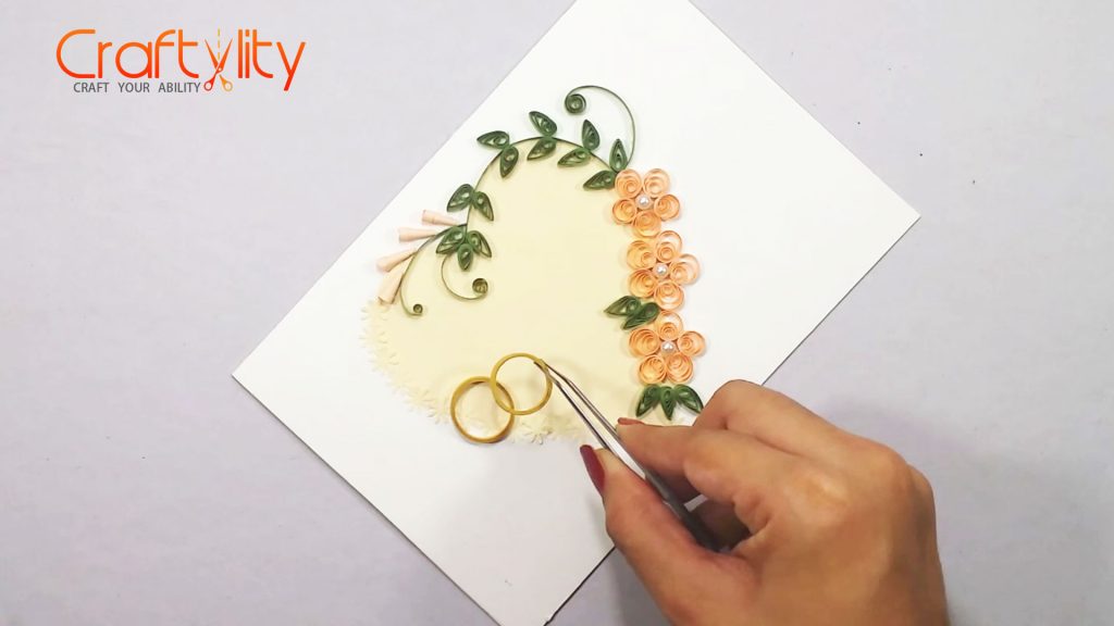 Quilling Wedding Card