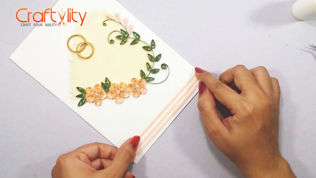 Quilling Wedding Card