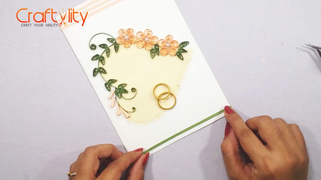 Quilling Wedding Card