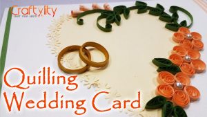 Quilling Wedding Card