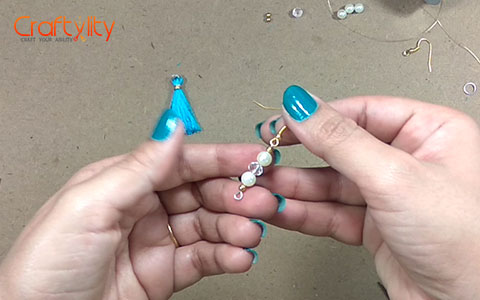 Pearl Tassel Earrings