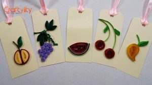 Paper Quilling Fruit Tags- Craftylity