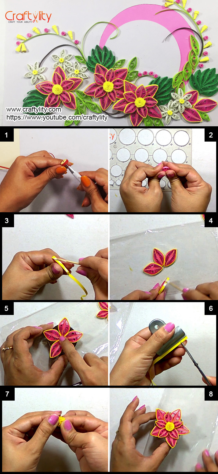 Paper Quilling card - Craftylity