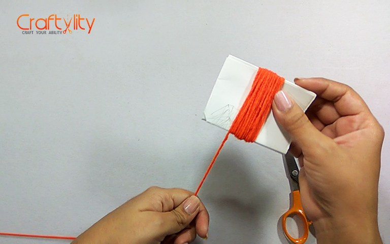Woolen pom pom Toran - craftylity