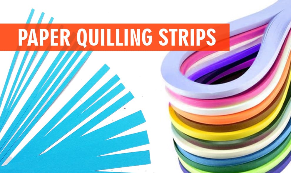 using right paper strips for quilling