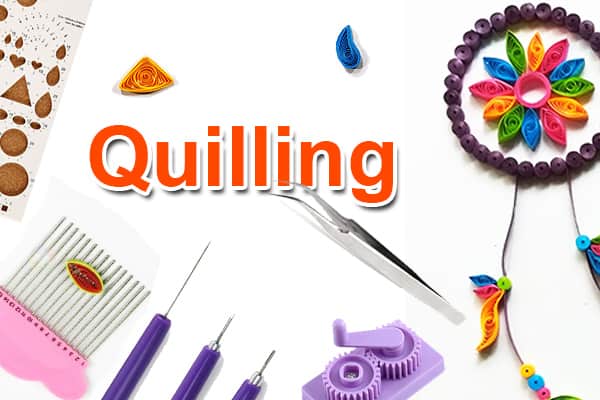 Buy JUYA Quilling Tools Set 12 pcs Total (Pink Tools with Glue