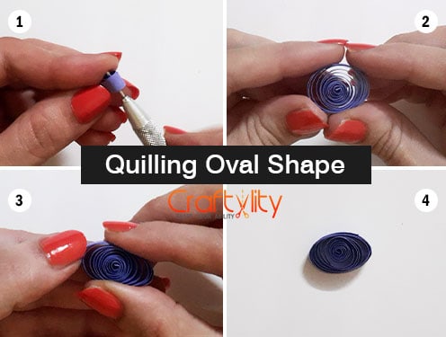 quilling oval shape