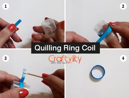 quilling ring coil