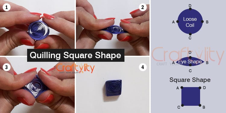 quilling square shape