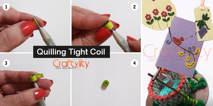 How to Make Simple Quilling Paper Coils - The Papery Craftery