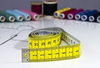 basic crochet tools - measuring tape