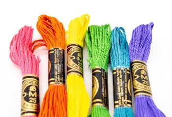Cotton embroidery thread
