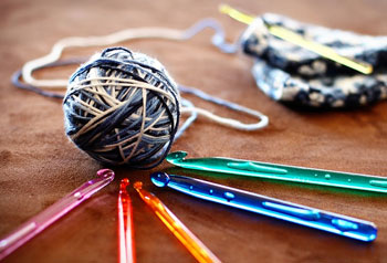 Selecting Crochet hooks