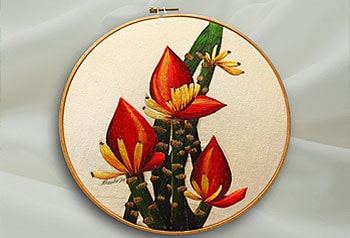 Displaying-embroidery