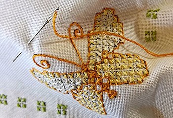 hand embroidery tips - Using Right Needle
