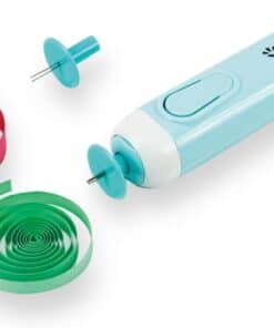 2-in-1 Electric Quilling Pen (Slotted Tool) - Fast, Even Coils